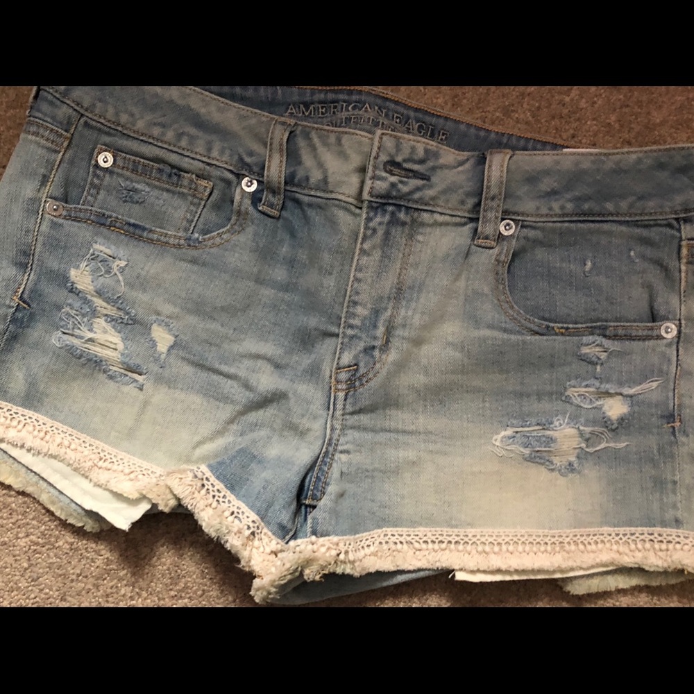American eagle denim shorts